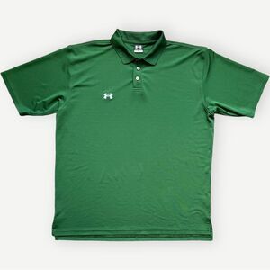 Under Armour Men’s Short Sleeve Relaxed Fit Golf Performance Polo Shirt. Large.